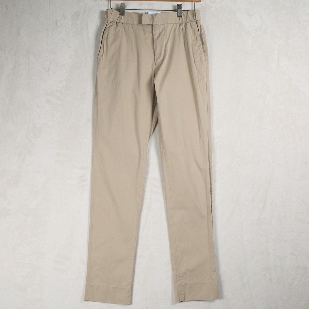 L'Estrange London 24 Trouser Beige Organic Cotton Stretch‎ Pants Womens XS